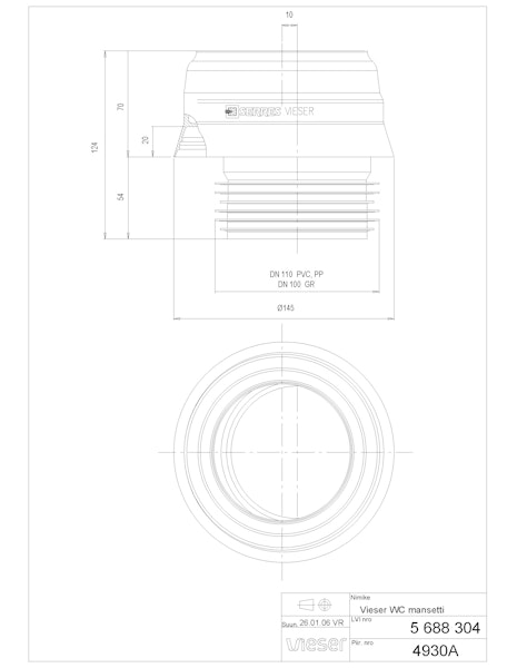 WC-MANSETTI VIESER 110 - Image 2